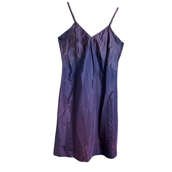 Vintage Purple Strappy Slip Dress size Medium - Picture 4 of 12